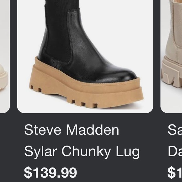 STEVE MADDEN SYLAR PLATFORM CHELSEA BOOT - Picture 4 of 7